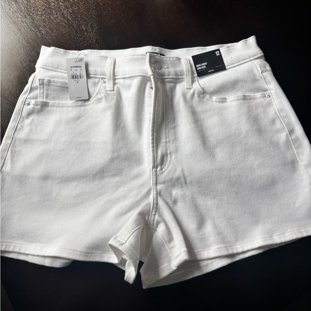 Express High Rise Mom Shorts